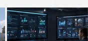 Broadcast monitoring screens for SCTV reference