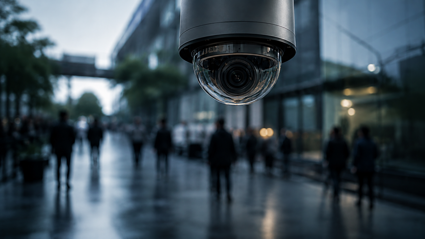 Surveillance camera in a public facility